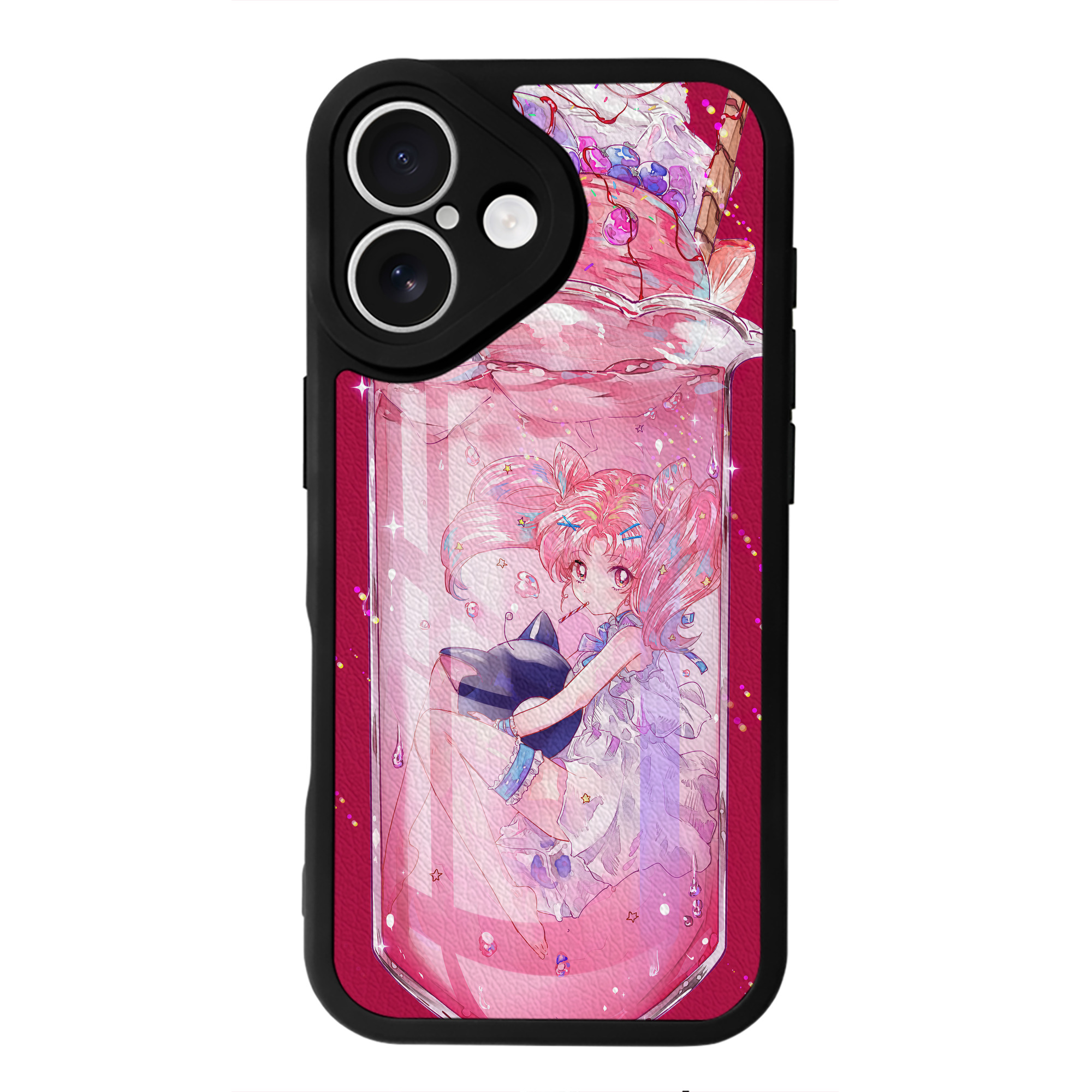 （画像用） 美少女戦士セーラームーン Sailor Moon 【iPhone 16シリーズ対応】シリコンスマホケース（レザー調） 材質：シリコン